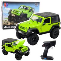 Rc visureigis Double E Jeep Wrangler, 1:14, žalia sp.
