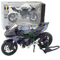 Žaislinis motociklas Lean Toys Model Replica Sports, 1:12, pilka sp.