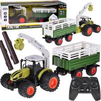Rc traktorius Farm Machine Grab Truck, žalia sp.
