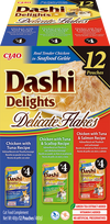 Šlapias kačių maistas Inaba Churu Dashi Delight, vištiena/lašiša/tunas, 0.48 kg, 12 vnt.