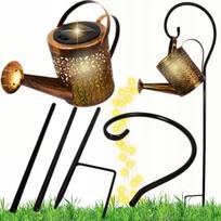 Įsmeigiamas šviestuvas su saulės baterija Watering Can, -, vario sp./juoda sp.