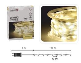 Lempučių girlianda LED0115, 53 m, šiltai balta sp., 500 LED