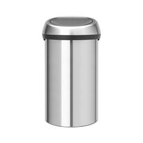 Šiukšliadėžė Brabantia Touch, nerūdijančiojo plieno sp., 60 l, 71 cm x 40 cm