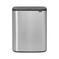 Šiukšliadėžė Brabantia Bo Touch, nerūdijančiojo plieno sp., 60 l, 65.6 cm x 31.2 cm
