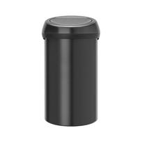 Šiukšliadėžė Brabantia Touch, matinė juoda sp., 60 l, 71 cm x 40 cm