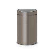 Šiukšliadėžė Brabantia Touch, platina sp., 40 l, 72.7 cm x 28.1 cm