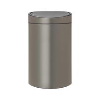 Šiukšliadėžė Brabantia Touch, platina sp., 33 l, 91.5 cm x 28.1 cm