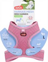 Petnešos šunims Zolux Mesh, rožinė sp., 490 - 560 mm, L