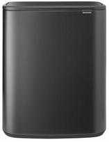 Šiukšliadėžė Brabantia Bo Touch 233623, pilka sp., 60 l, 65.5 cm x 54.5 cm