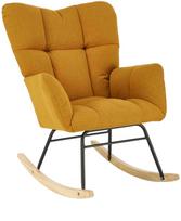 Supamasis krėslas Leisure Furniture Vasco, garstyčių sp., 97 cm x 70 cm x 94 cm