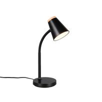 Darbo stalo šviestuvas Trio, IP20, 4.5W, juoda sp./juoda sp.