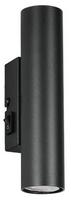 Šviestuvas sieninis Reality Taryn R26852732, GU10, 2 x 5 W, juoda sp.
