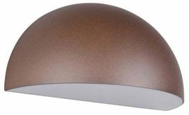 Sieninis lauko šviestuvas Trio Maas, 10W, E27, IP44, ruda sp., 27 cm x 14 cm