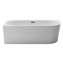 Vonia, laisvai pastatoma AMO-1724-150L, 150 cm x 75 cm x 59 cm, balta sp.