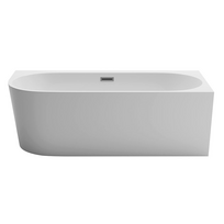 Vonia, laisvai pastatoma AMO-1724-150R, 150 cm x 75 cm x 59 cm, balta sp.