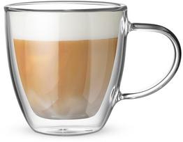 Dvigubo stiklo puodelių rinkinys Bialetti Capri, skaidri sp., 0.160 l