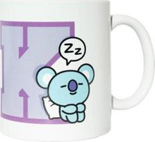 Puodelis Line Friends, balta sp./violetinė sp., 0.300 l
