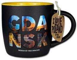 Puodelis Pan Dragon Gdańsk, juoda/įvairių spalvų, 0.3 l