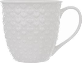 Puodelis Orion Heart, balta, 0.58 l