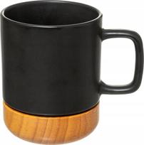 Puodelis su padėkliuku Secret de Gourmet Modern, juoda sp., 0.430 l