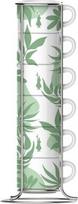 Puodelių rinkiniai Bialetti Primavera, balta sp./žalia sp., 0.09 l