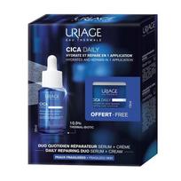 Veido priežiūros priemonių rinkinys Uriage Cica Daily, 45 ml, 2 vnt.