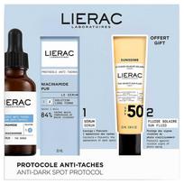 Veido priežiūros priemonių rinkinys Lierac Anti-Dark Spot Protocol, 55 ml, SPF 50+, 2 vnt.