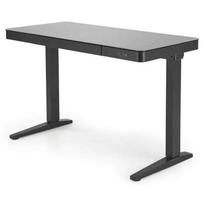Rašomasis stalas su stalčiais reguliuojamo aukščio B52, 120 cm x 60 cm, 77 - 120 cm, juoda sp.