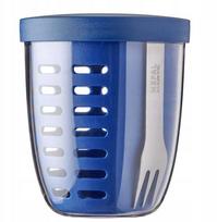 Indelis maistui, su stalo įrankiais Mepal Ellipse, 0.6 l, 11 cm x 11 cm, mėlyna sp.