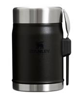 Termosas maistui Stanley The Legendary, 0.4 l, sidabro sp./juoda sp.