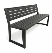 Lauko suoliukas Nordic S, grafito sp., 148 cm x 46 cm x 87 cm
