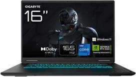Nešiojamas kompiuteris Gigabyte Gaming A16 CWHI3CZ894SH, i7-13620H, 16GB, 1 TB, 16 ", Nvidia GeForce RTX 5070, juoda sp., EN, Windows 11 home