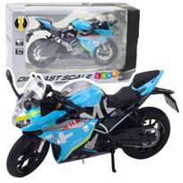 Žaislinis motociklas Lean Toys Model Replica Sport, 1:12, mėlyna sp.