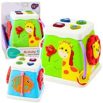 Lavinamasis kubas Lean Toys Early Learning, 13 cm, įvairių spalvų