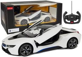 Rc automobilis Rastar BMW i8, 1:14, balta sp.