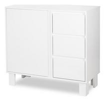 Komoda LittleSky Olivia, balta sp., 94 cm x 45 cm x 100 cm