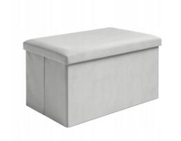 Pufas Ruhhy 25994, pilka sp., 60 cm x 30 cm x 30 cm