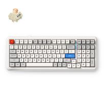 Belaidė žaidimų klaviatūra Mchose K99 V2 Wireless MC-K99V2-11 Icy Creamsicle, Anglų (US), balta sp./pilka sp.
