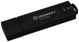 Prekė su pažeista pakuote. USB atmintinė Kingston IronKey, juoda, 8GB
