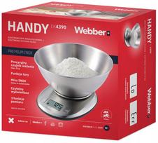 Elektroninės virtuvinės svarstyklės Webber EK4390, sidabro sp.