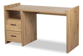 Rašomasis stalas su stalčiais LittleSky Amelia, 145 cm x 60 cm, 83 cm, ąžuolo sp.