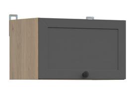 Viršutinė virtuvinė spintelė Junona Line, ąžuolo sp./grafito sp., 30.5 cm x 50 cm x 30 cm