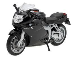 Žaislinis motociklas Welly BMW K1200S, 1:18, juoda sp.