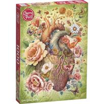 Dėlionė CherryPazzi Love Grows Softly, 70 cm x 50 cm, 1000 vnt., įvairių spalvų