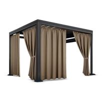 Pavėsinės užuolaidos ZMOB-03, 150 x 190 cm, tamsaus smėlio spalva