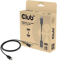 Kabelis Club 3D CAC-1083, HDMI/DisplayPort 1.4, 200 cm, juoda sp.