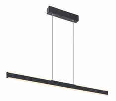 Šviestuvas kabinamas SLV One Linear 100 1006185, LED, 2700 - 3000 °K, 2 x 24 W, juoda sp. / juoda sp., 104 x 1,6 x 4,2 cm