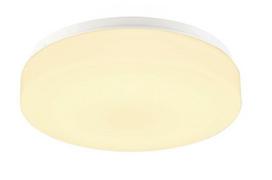 Šviestuvas lubų ir sienų SLV Lipsy Drum 30 1002075, LED, 3000 - 4000 °K, 1 x 13.5 W, balta sp.