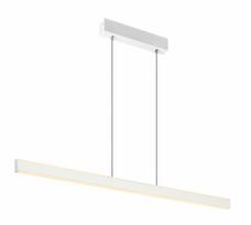 Šviestuvas kabinamas SLV One Linear 100 1006186, LED, 2700 - 3000 °K, 2 x 24 W, balta sp., 104 x 1,6 x 4,2 cm
