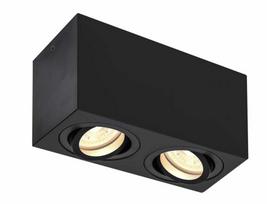 Šviestuvas lubų SLV Triledo 1002005, GU10, 2 x 10 W, juoda sp.